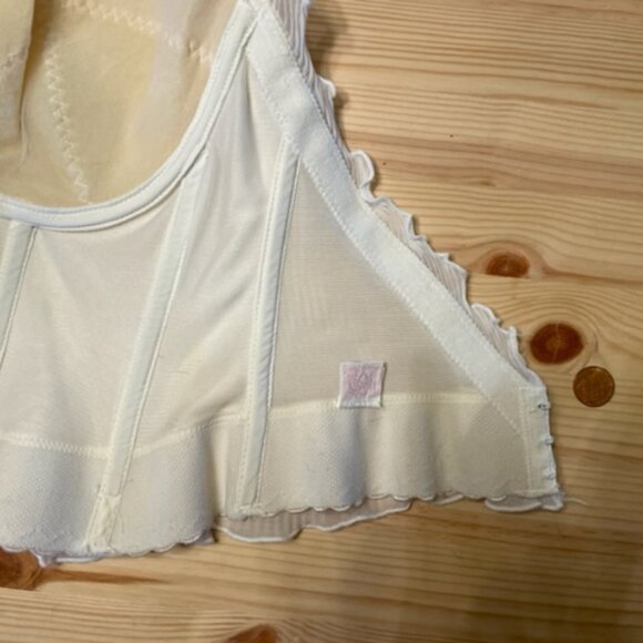Only Hearts by Helena Stuart white/ivory bustier, exc. cond. 36C, late 90s - Picture 5 of 5